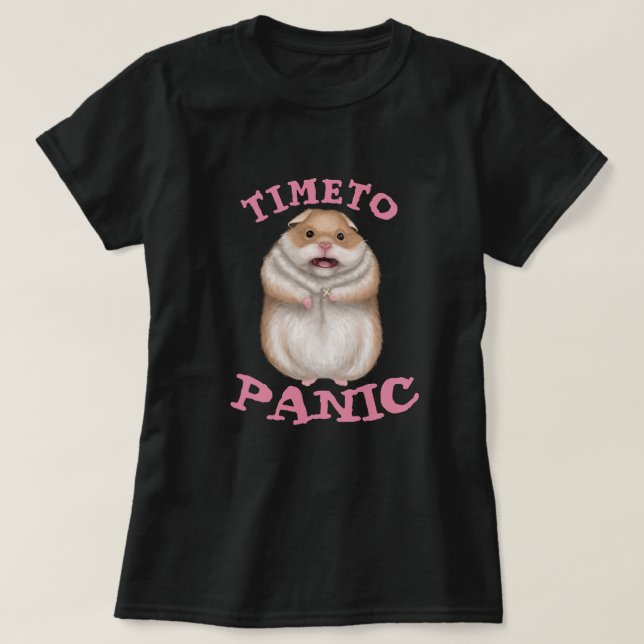 Tid till Panic T Shirt (Design framsida)