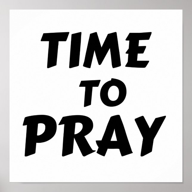 TID TILL PRAY POSTER (Framsidan)