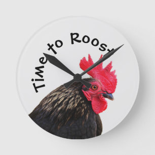 Tid till Roost Rund Klocka