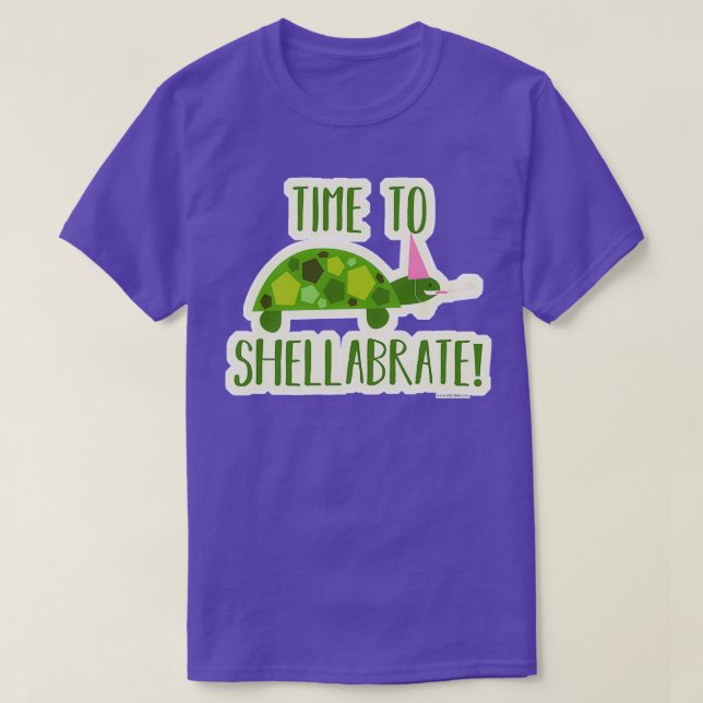 Tid till Shellabrate Turtle T Shirt (Design framsida)