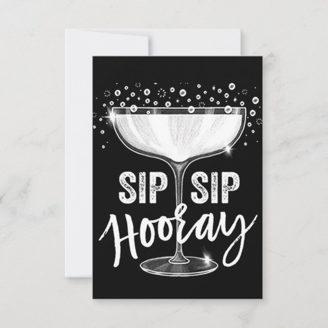 TID TILL ***SIP SIP HOORAY ** CELEBRATINBJUDAN INBJUDNINGAR (Framsida)