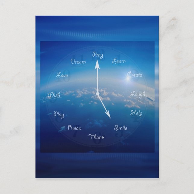 Tid till sjömil vykort (Framsida)