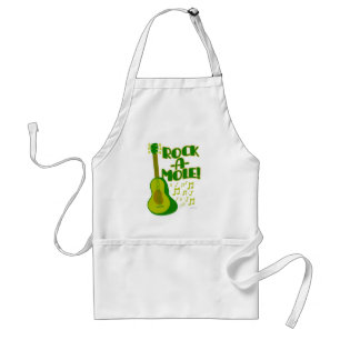 Tid till Sten-A-Mole Funny Guacamole-Tecknaden Förkläde