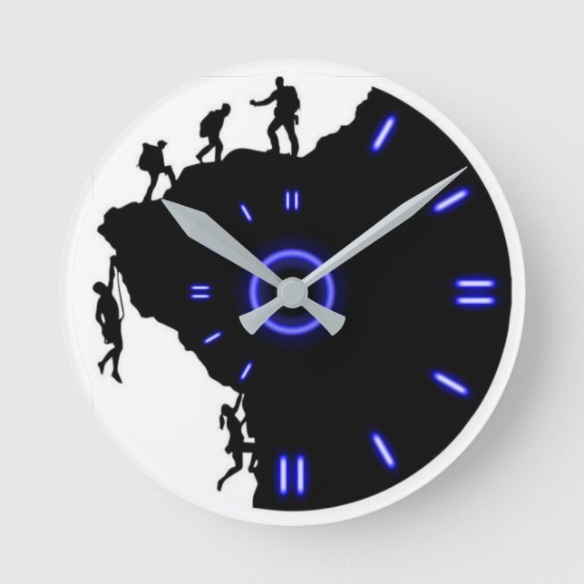 Tid till stigning rund klocka (Framsida)