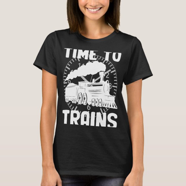 Tid till Tåg T Shirt (Framsida)