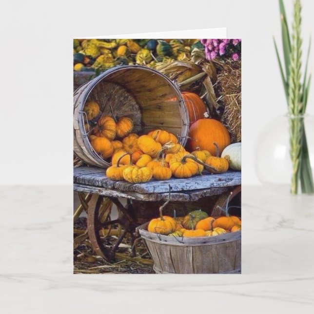 TID TILL TÄNKA OM VARFÖR VI ÄR TACKFULLA THANKSGIV KORT (Framsida)