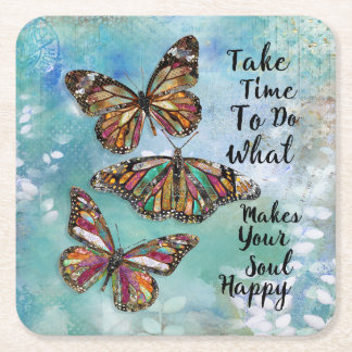 Tid Underlägg Papper Kvadrat