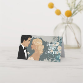 Tid utan Romantik: Vattenfärgskena och grundkonst Placeringskort