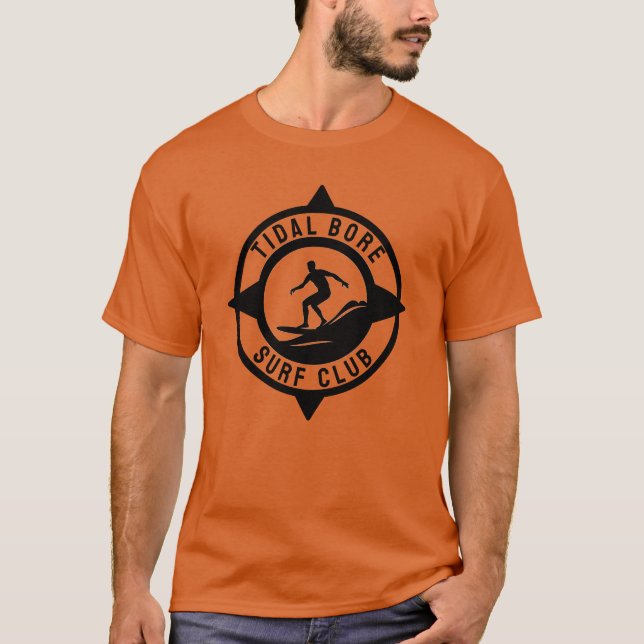 Tidal Bore Surfa Klubb T-Shirt (Framsida)