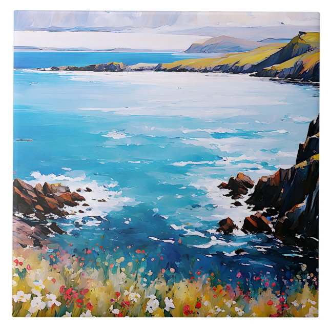 Tidal Dreams och Meadow Breezes Kakelplatta (Framsidan)