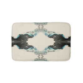 Tidal Echoes — Abstract Fluid Ink Pattern Badrumsmatta