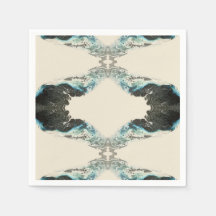 Tidal Echoes — Abstrakt flytande bläckmönster