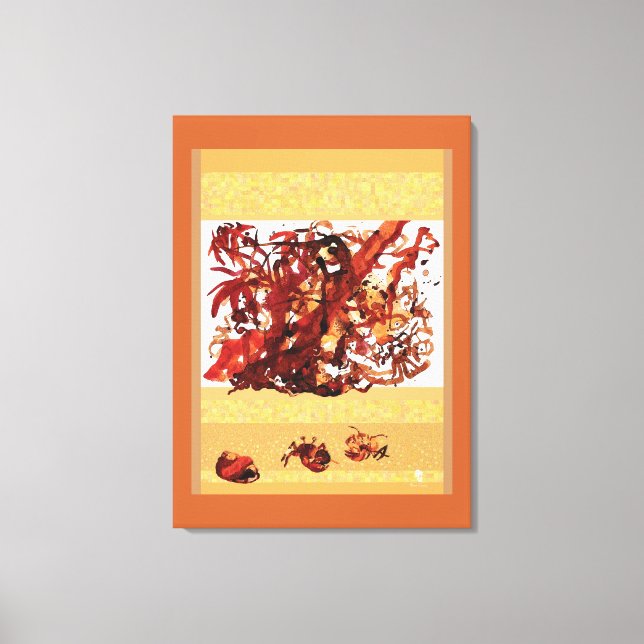 Tidal tangle canvastryck (Framsida)