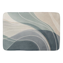Tidal Veil Sea Glass Abstrakt Kust Stor Bad M