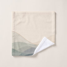 Tidal Veil Sea Glass Kustnära Badrum Handduksset