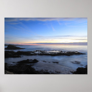 "Tide Bassäng Mist" Mendocino, CA. Poster