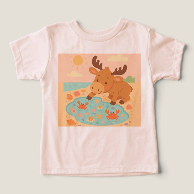 Tide Pool Treasures – Nature Explorer T-Shirt (Design Framsida)