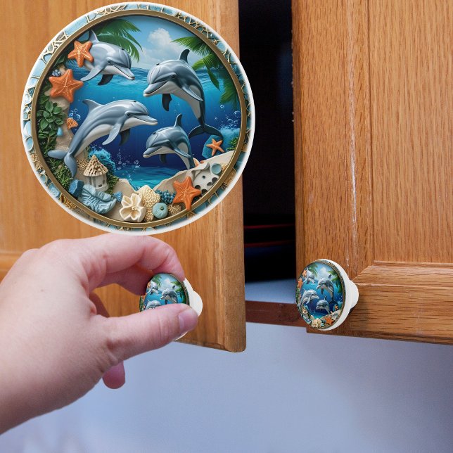 Tide Treasures Delfiner Knopp (Skapare uppladdad)