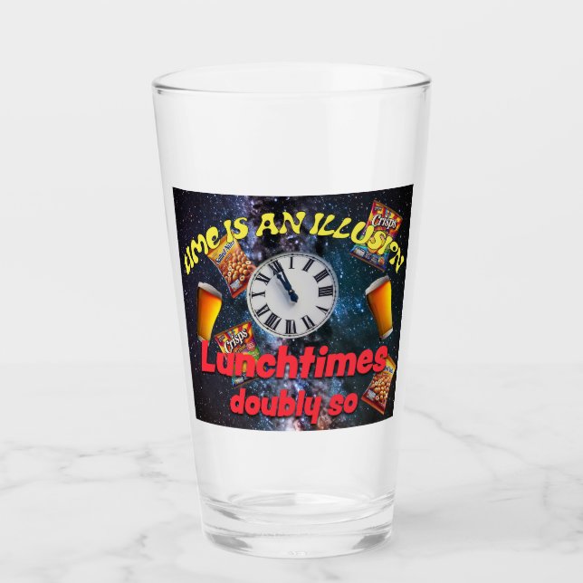 Tiden är en illusion glaskopp (Framsida)