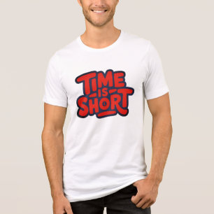 Tiden är Kort T Shirt