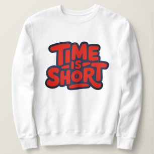 Tiden är Kort T Shirt