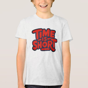 Tiden är Kort T Shirt