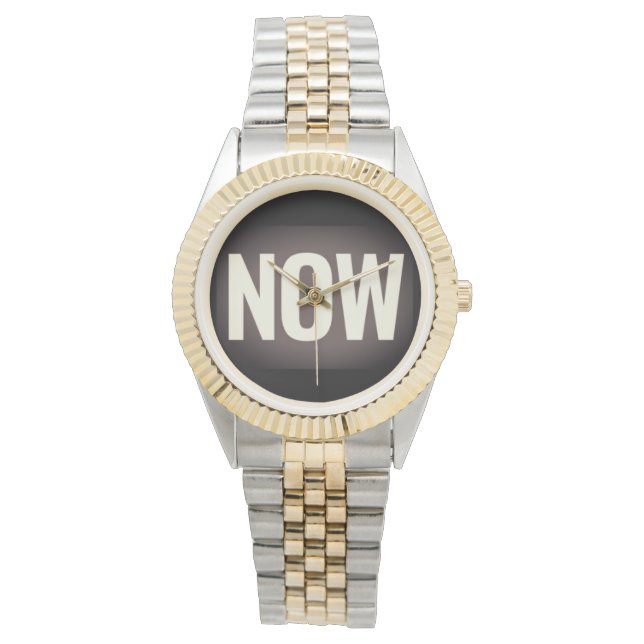 Tiden är nu armbandsur (Framsida)