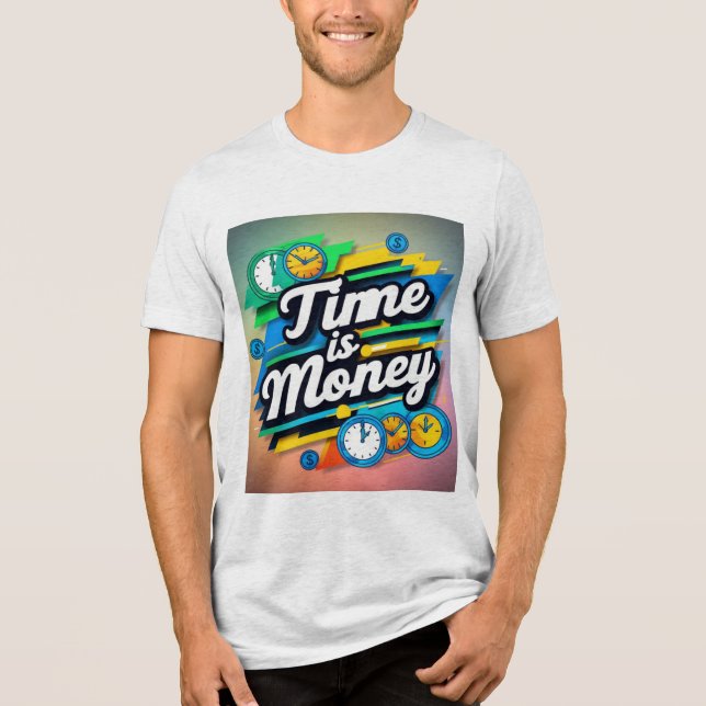 Tiden är pengar t shirt (Framsida)