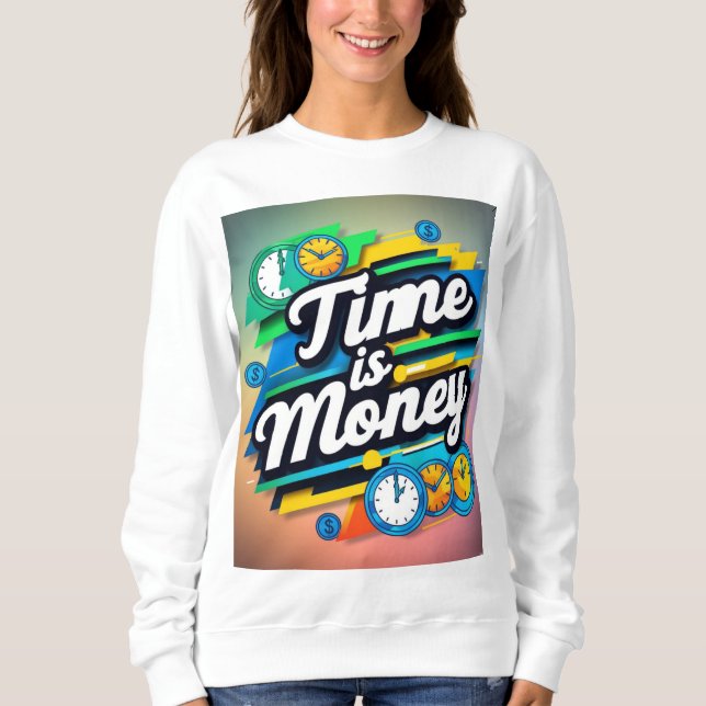 Tiden är pengar t shirt (Framsida)