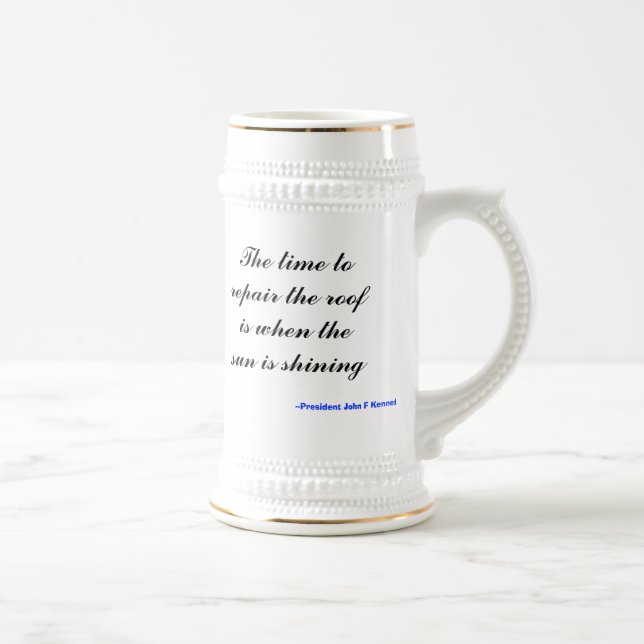 Tiden att reparera tak är när solen är… sejdel (Höger)