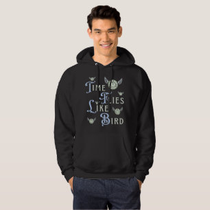 Tiden flyger som fågel! hoodie