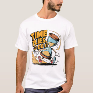 Tiden flyter, så gör IT T Shirt