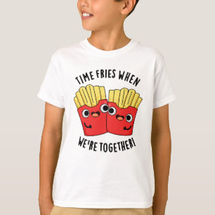 Tiden fryses när vi är tillsammans Rolig matpun T Shirt
