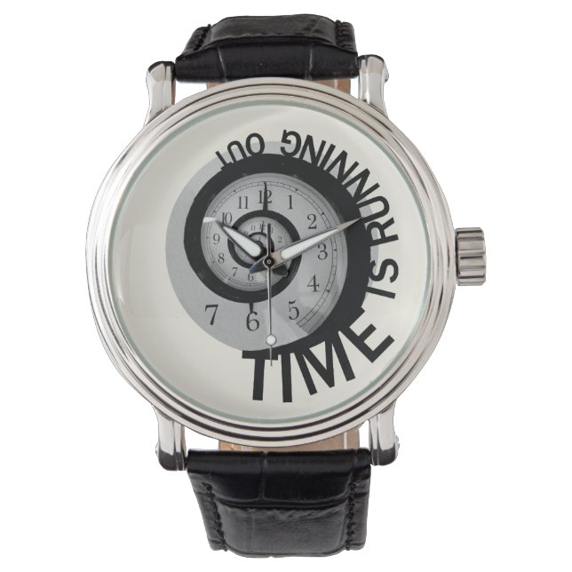 Tiden håller på att ta slut armbandsur (Framsida)