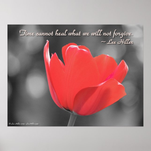 Tiden kan inte läka det vi.. Poster (Framsidan)