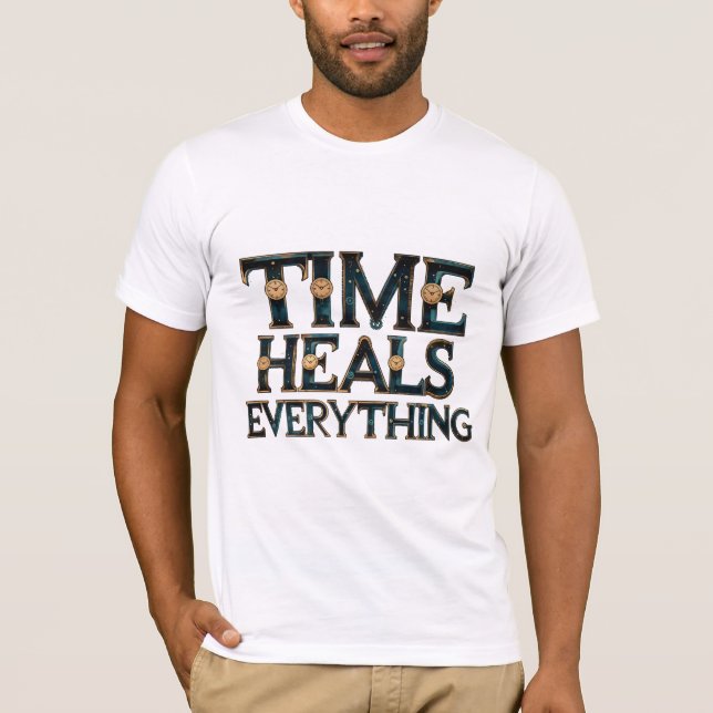 Tiden lagrar allt t shirt (Framsida)