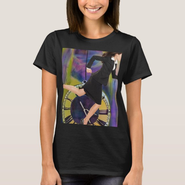 Tiden Rinner Ut T Shirt (Framsida)
