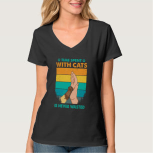 Tiden Spenderad Med Katter Är Aldrig Slöseri Kattä T Shirt