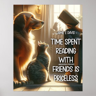 Tiden tillbringad med att läsa med vänner poster