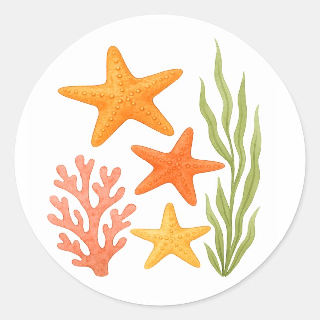 Tidepool-kurser Runt Klistermärke (Framsida)