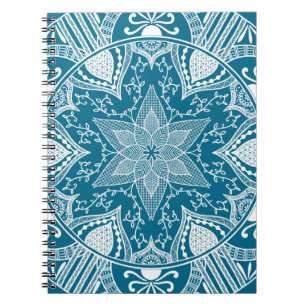 Tidepool Mandala Anteckningsbok Med Spiral