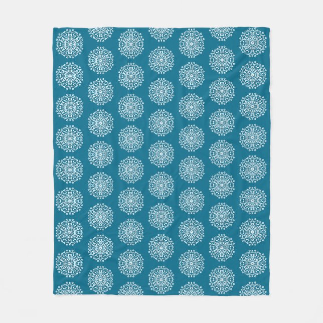 Tidepool Mandala Fleecefilt (Framsidan)