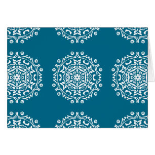 Tidepool Mandala Hälsningskort