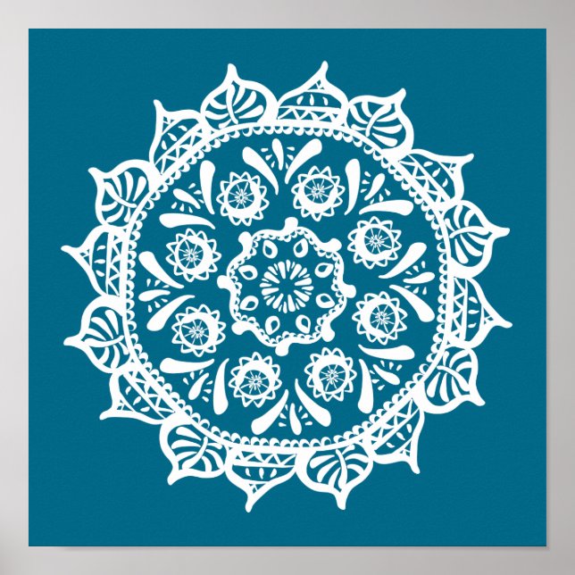 Tidepool Mandala Poster (Framsidan)