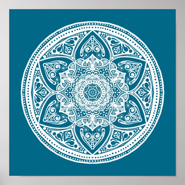 Tidepool Mandala Poster (Framsidan)