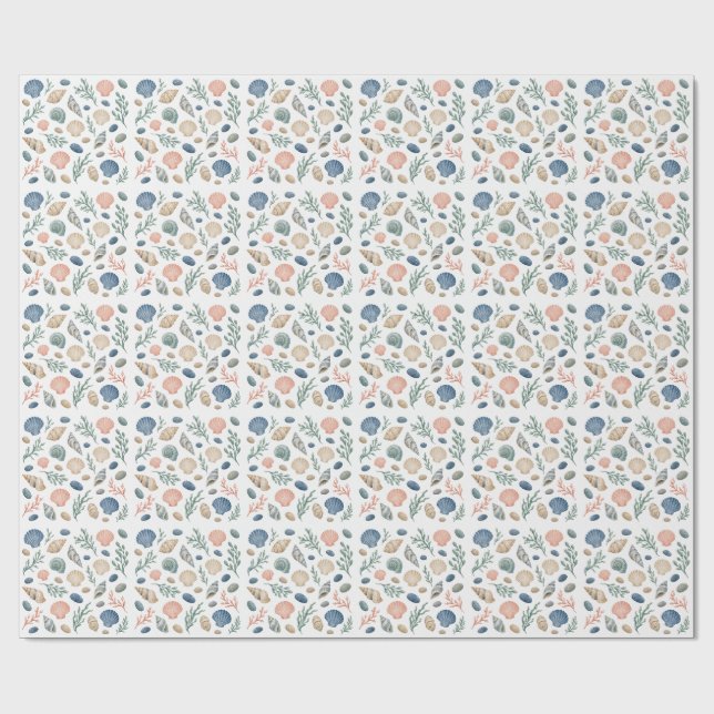 Tidepool Treasures Kustpresentpapper Presentpapper (Platt)