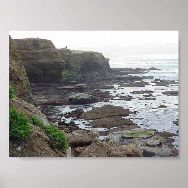Tidepools Ocean Cliffs Poster (Framsidan)