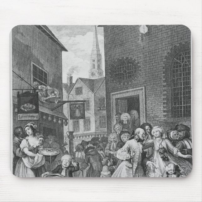 Tider av dagen, middag, 1738 musmatta (Framsidan)