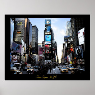 Tider kvadrerar - det N.Y.C. Poster trycket