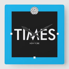 TIDER KVADRERAR FYRKANTIG KLOCKA